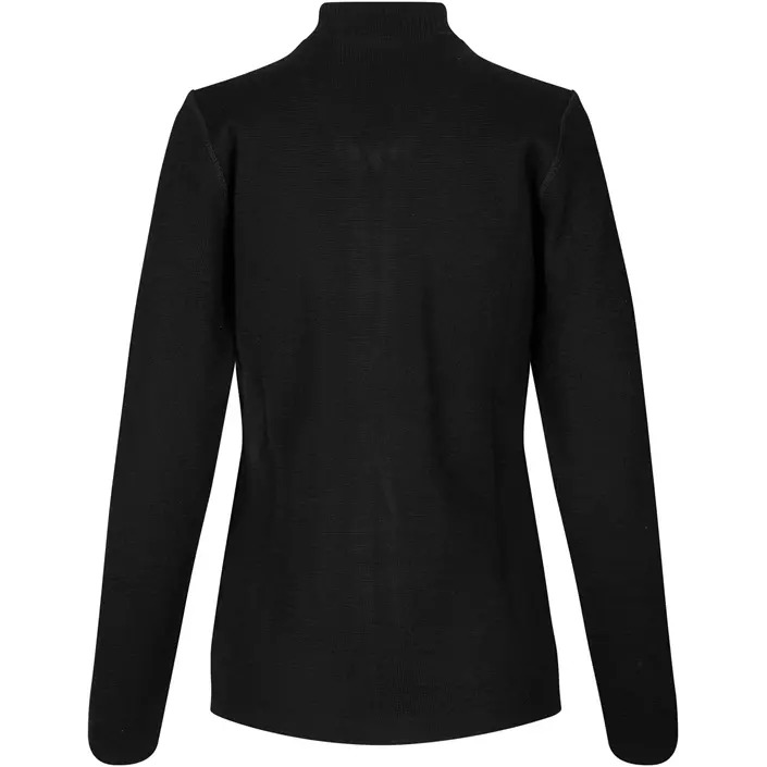 ID women's knitted cardigan, Black, large image number 1