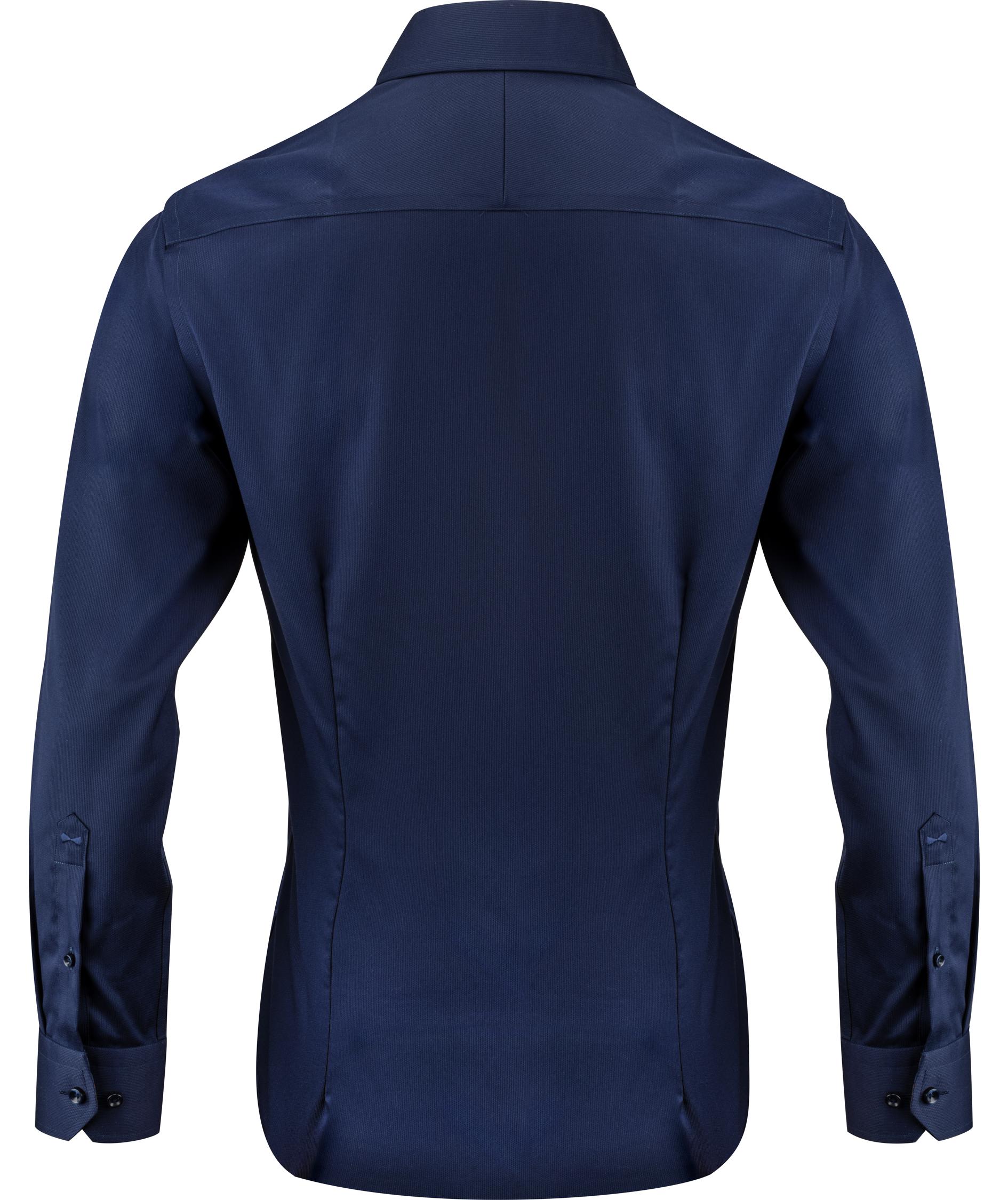 J. Harvest & Frost Twill Purple Bow 146 slim fit shirt, Navy, large image number 1