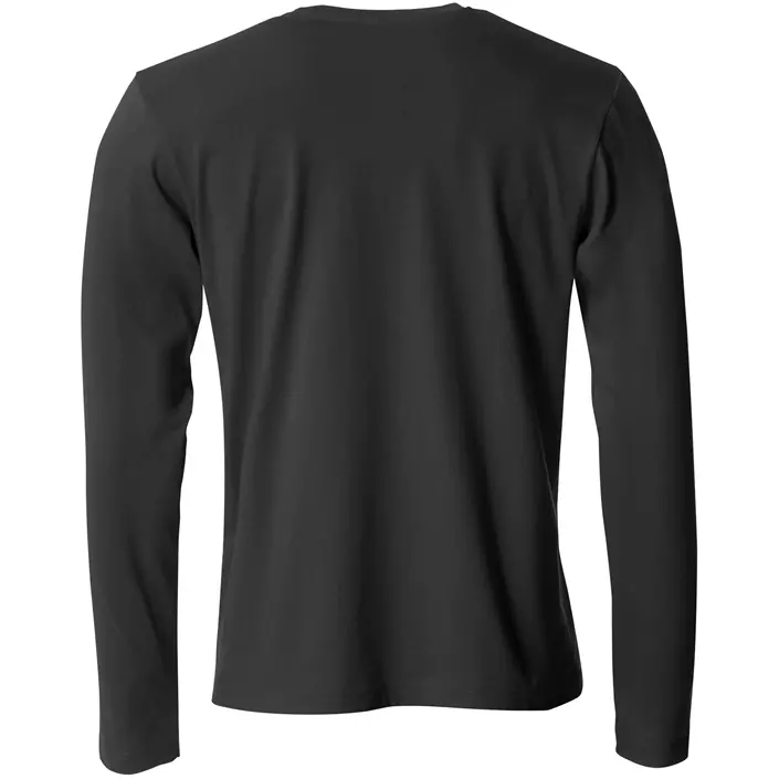 Clique Basic-T langermet T-skjorte, Black, large image number 2
