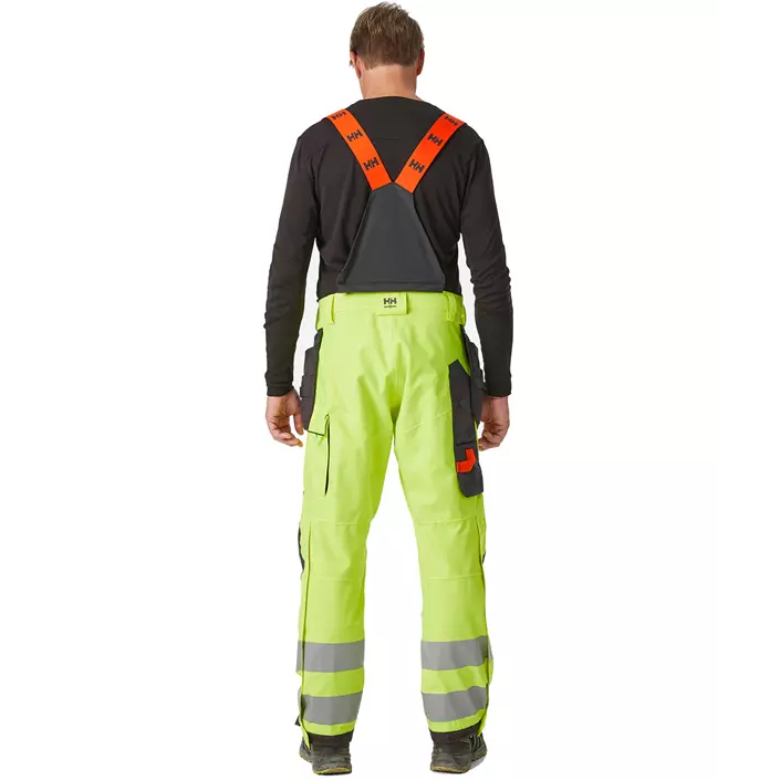 Helly Hansen Alna 2.0 shell trousers, Hi-vis yellow/charcoal, large image number 3