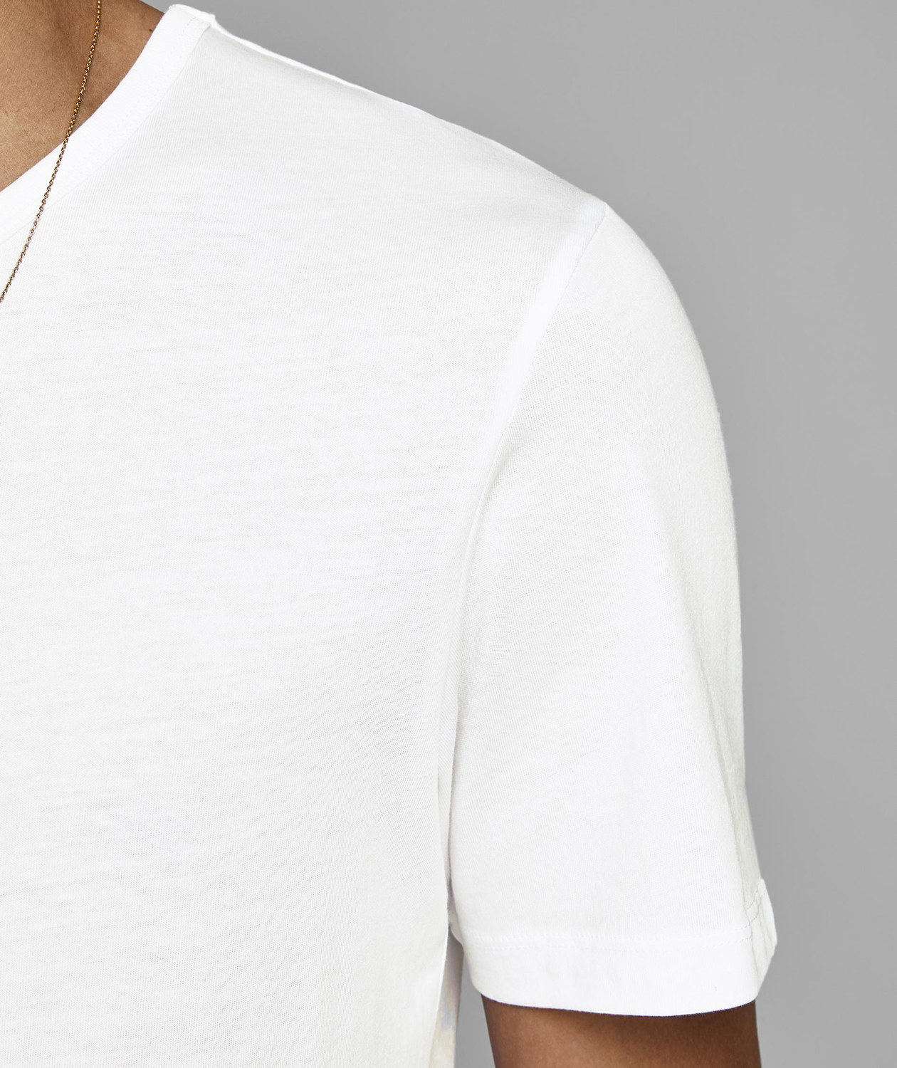 Jack & Jones JABASIC 2-pack kort&auml;rmad undertr&ouml;ja, Vit, large image number 6