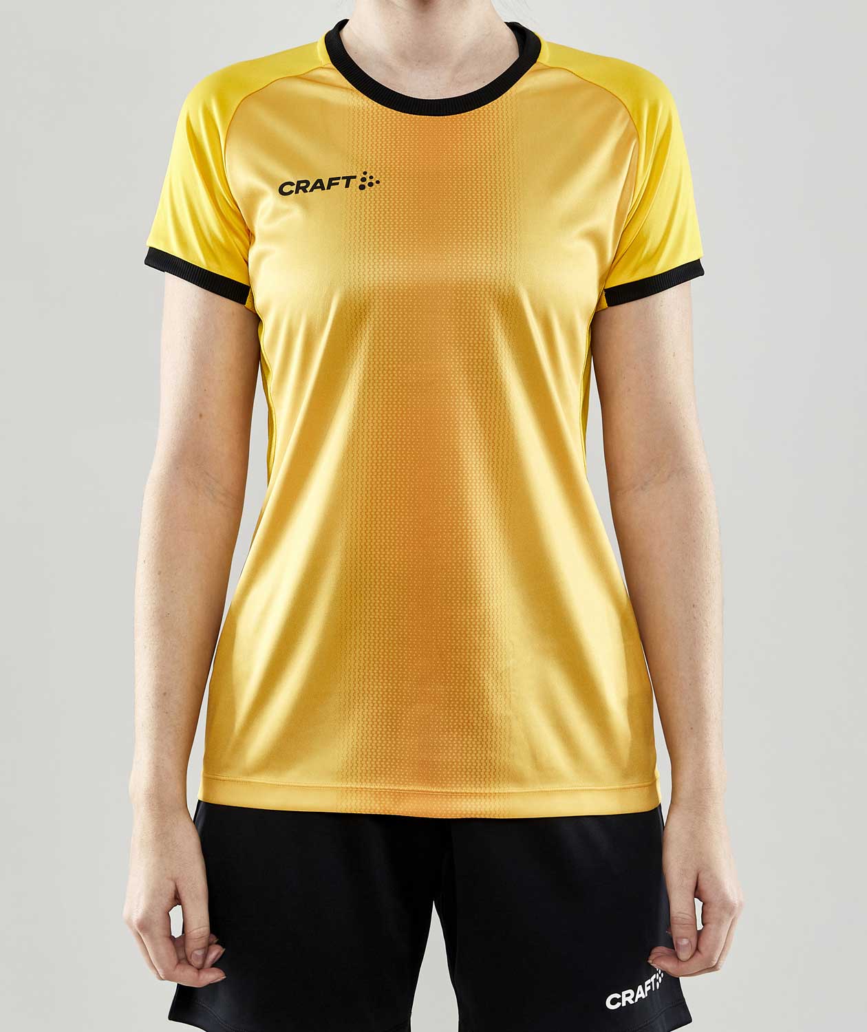 Craft Progress 2.0 Graphic Jersey women's T-shirt, Sweden Yellow/Black, Sweden Yellow/Black, large image number 1