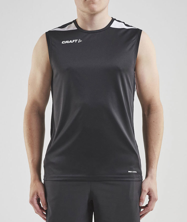 Craft Pro Control Impact tank top, Black/white, large image number 1