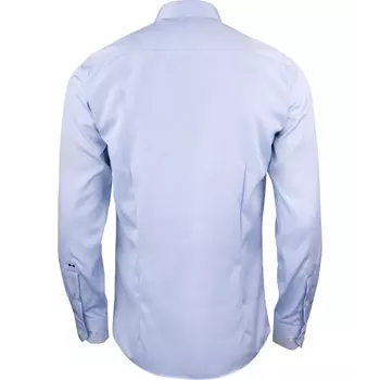 J. Harvest & Frost Twill Green Bow O1 slim fit skjorte, Sky Blue
