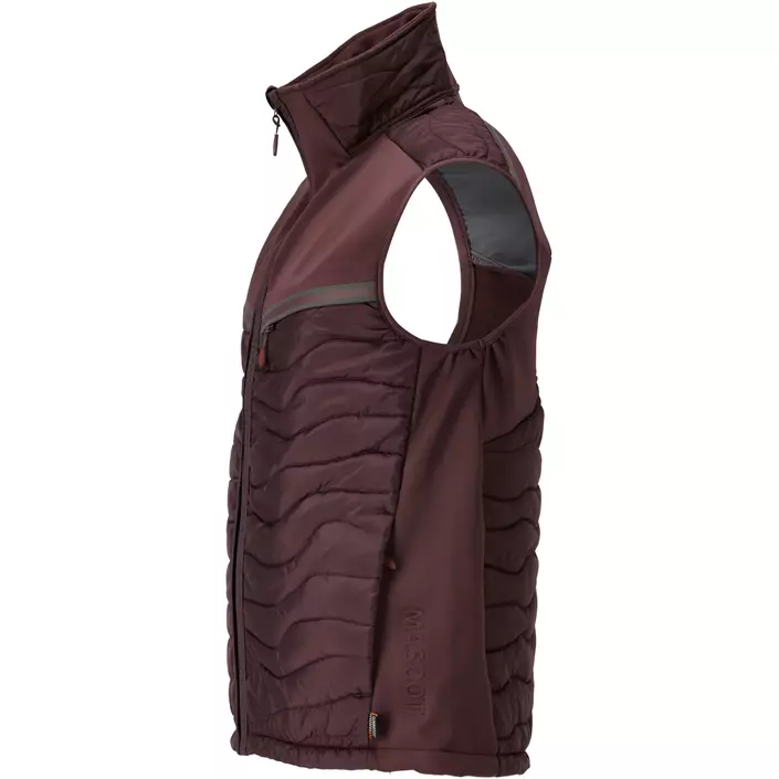 Mascot Customized quilted vest, Bordeaux, large image number 3