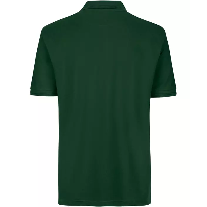 ID PRO Wear Polo T-shirt med brystlomme, Flaskegrøn, large image number 1
