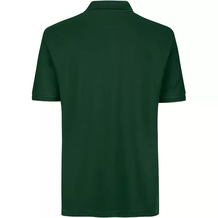 ID PRO Wear Polo T-skjorte med brystlomme, Flaskegrønn, large image number 1
