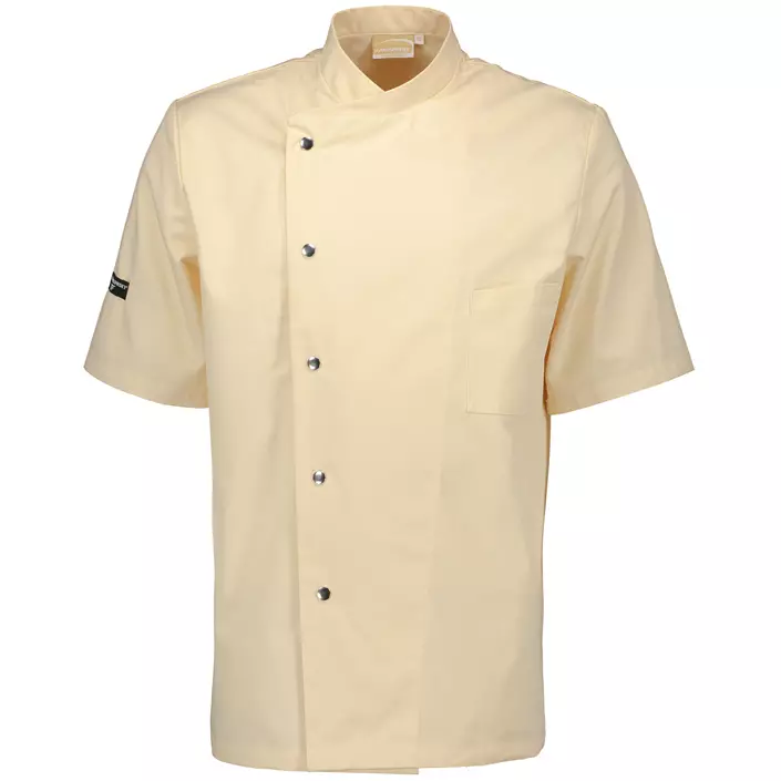 Karlowsky Gustav short-sleeved chef jacket, Cream, large image number 0