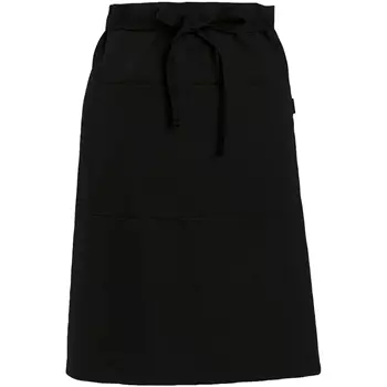 Hejco waist apron with pocket, Black