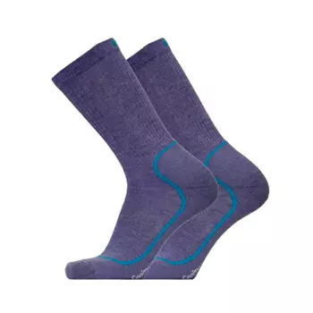 UphillSport Kevo trekking socks with merino wool, Purple/Blue