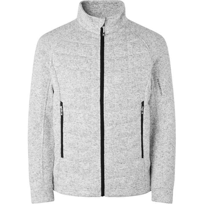 ID quilted fleece jacket, Grey Melange, large image number 0