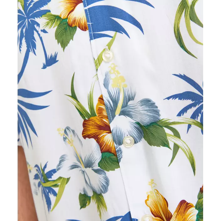 Jack & Jones Plus JJEJEFF kortærmet Hawaii skjorte, Cloud Dancer, large image number 4