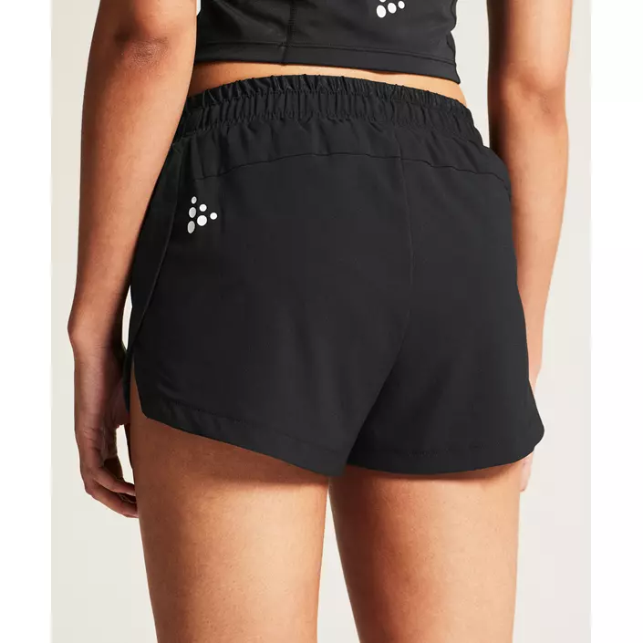 Craft Rush 2.0 Marathon dameshorts, Black, large image number 6