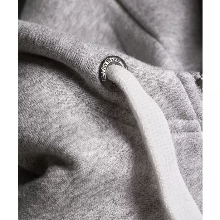 Nimbus Williamsburg hoodie med blixtlås, Grey melange, large image number 4