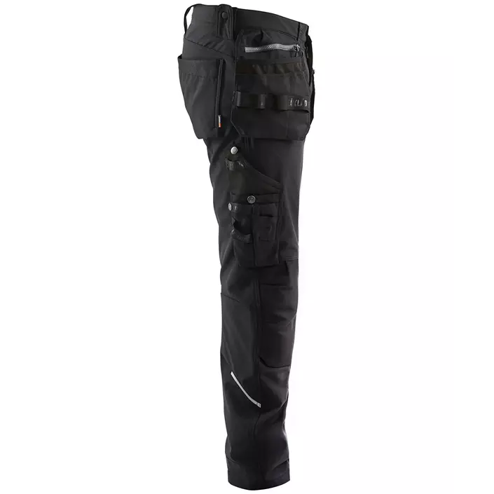 Blåkläder softshell craftsman trousers, Black, large image number 2