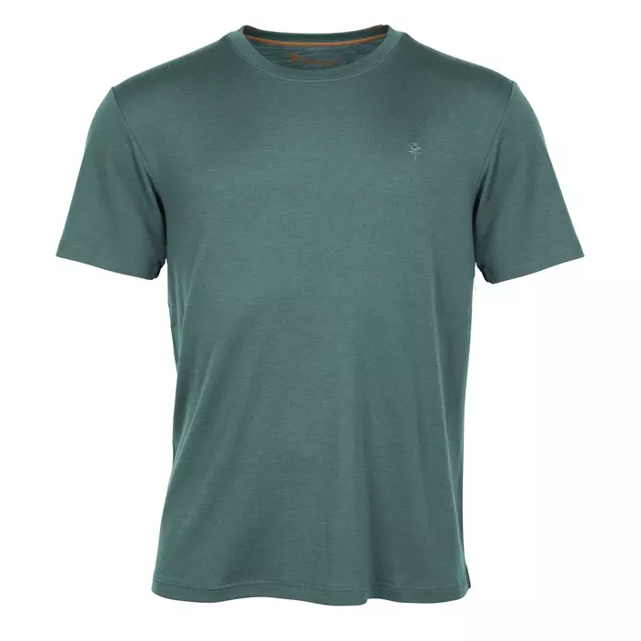 Pinewood T-shirt med merinould, Atlantic Blue, large image number 0