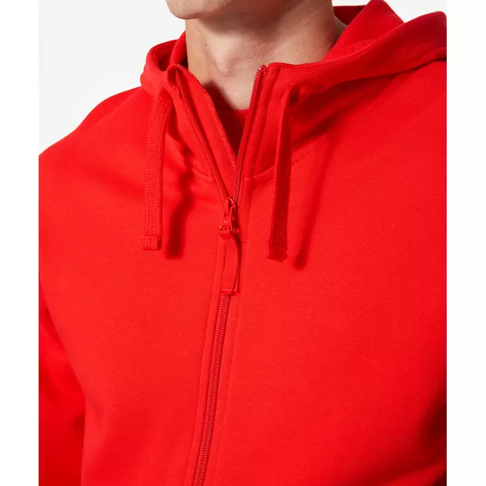 Helly Hansen Classic hoodie med dragkedja, Alert red, large image number 4