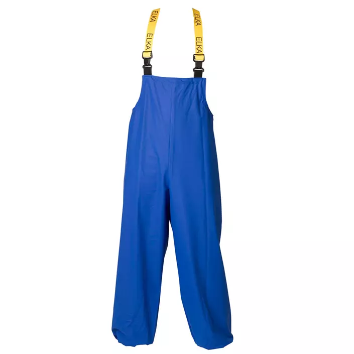 Elka Pro PU bib and brace trousers, Cobalt Blue, large image number 0