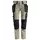 Snickers LiteWork craftsman trousers 6208 full stretch, Khaki/Black, Khaki/Black, swatch