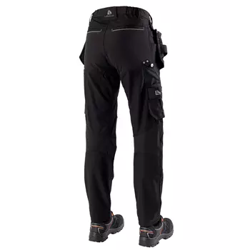 L.Brador 1070PB craftsman trousers, Black