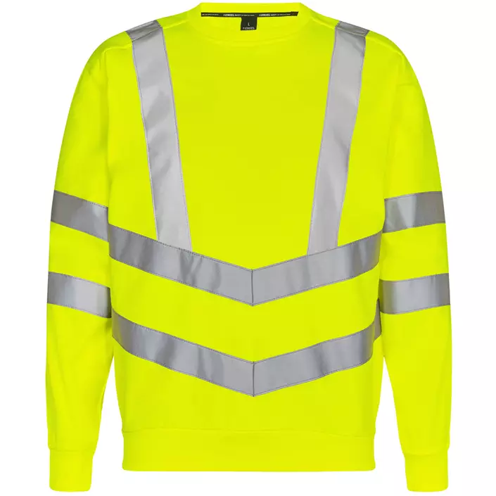 Engel Safety sweatshirt, Hi-Vis Gul, large image number 0