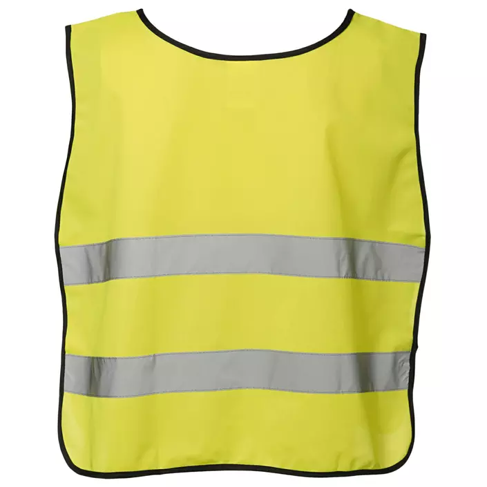 ID vest with reflective details for kids, Hi-Vis Yellow, large image number 1