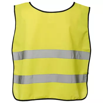 ID vest with reflective details for kids, Hi-Vis Yellow