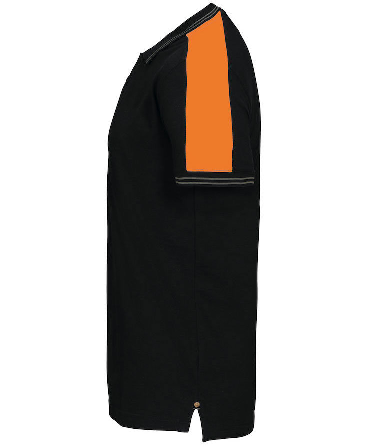 ProJob polo shirt 2018, Black/Orange, large image number 2