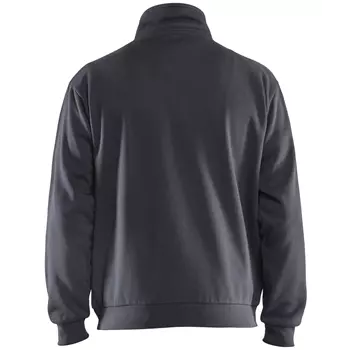 Blåkläder sweatshirt half zip, Mellemgrå