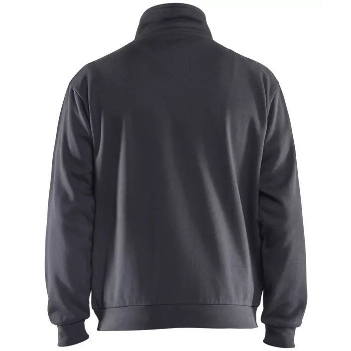 Blåkläder sweatshirt half zip, Mellemgrå, large image number 1