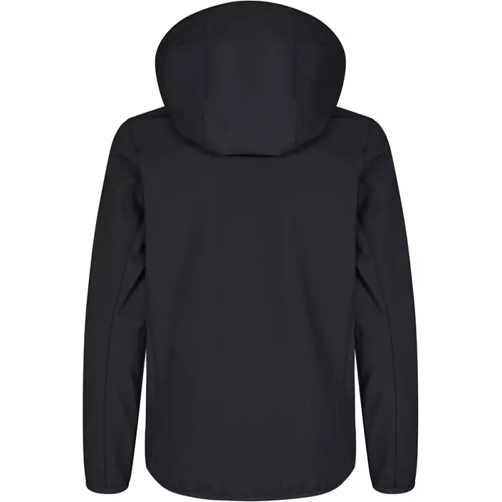 Clique Classic softshell jacket for kids, Black, large image number 1