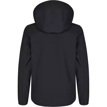 Clique Classic softshell jacket for kids, Black
