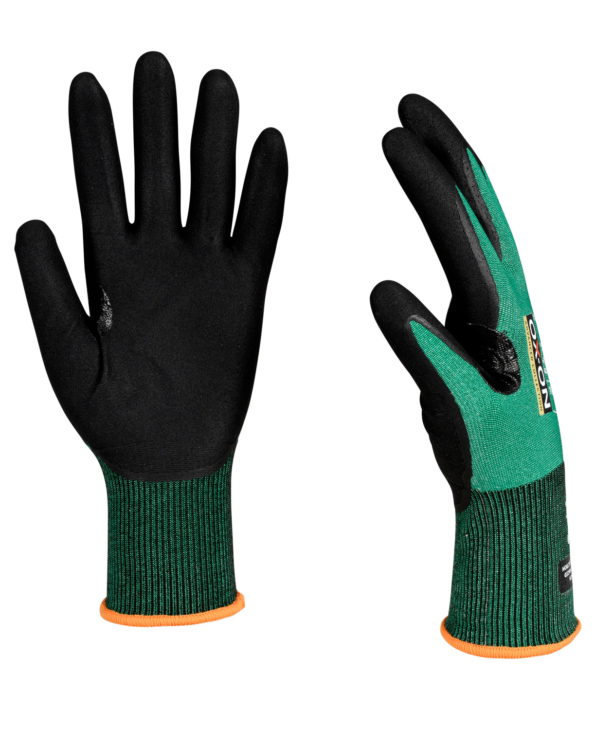 OX-ON Cut Advanced 9904 sk&aelig;rehandsker Cut B, Gr&oslash;n/Sort, large image number 3