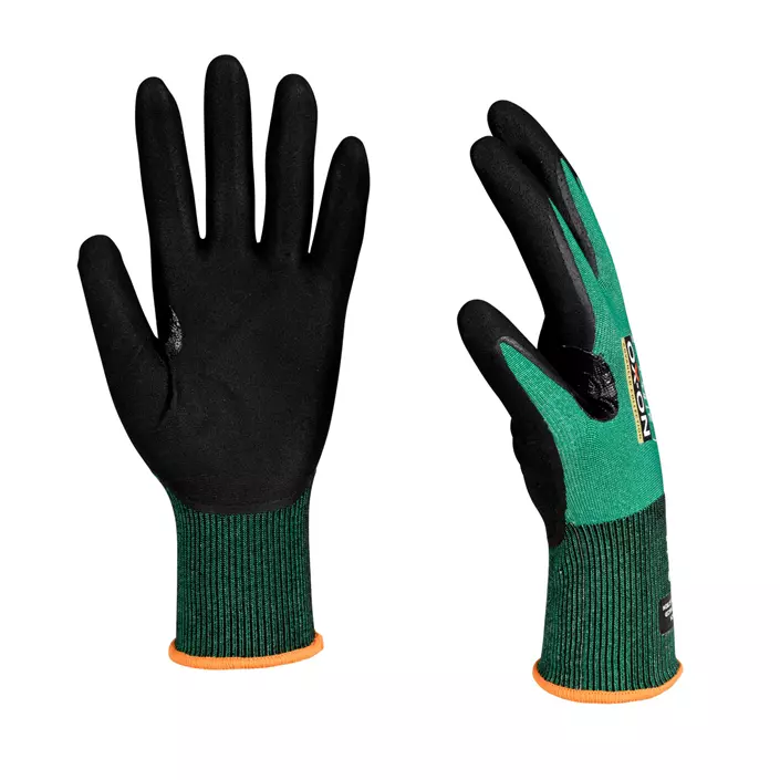 OX-ON Cut Advanced 9904 cut protection gloves Cut B, Green/Black, large image number 3