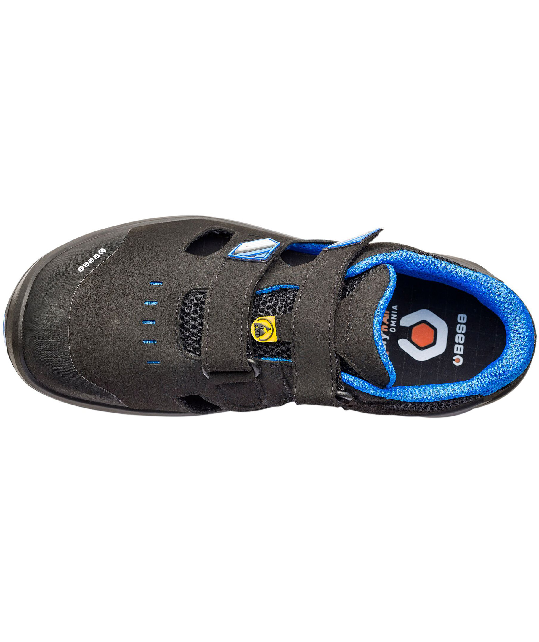 Base I-Bit safety shoes S1P, Black/Blue, large image number 2