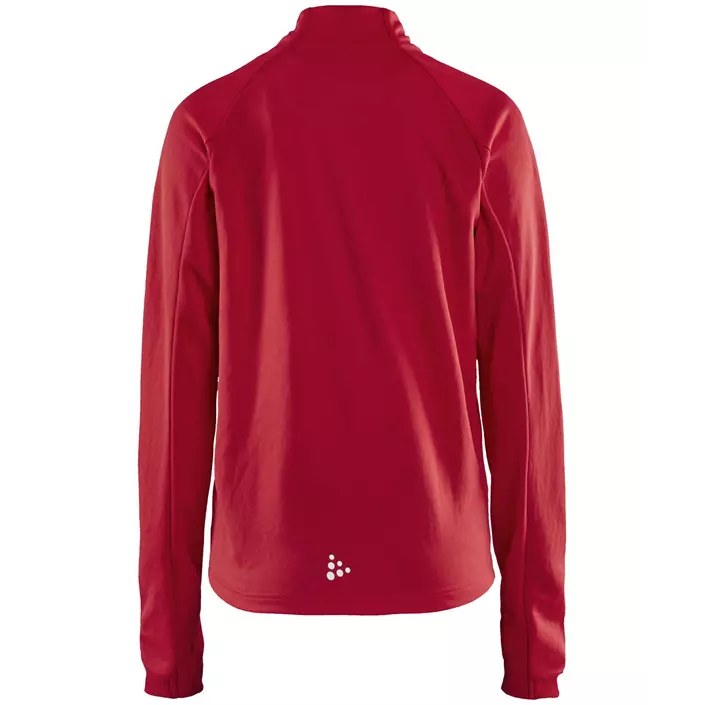 Craft Evolve Halfzip sweatshirt till barn, Röd, large image number 2