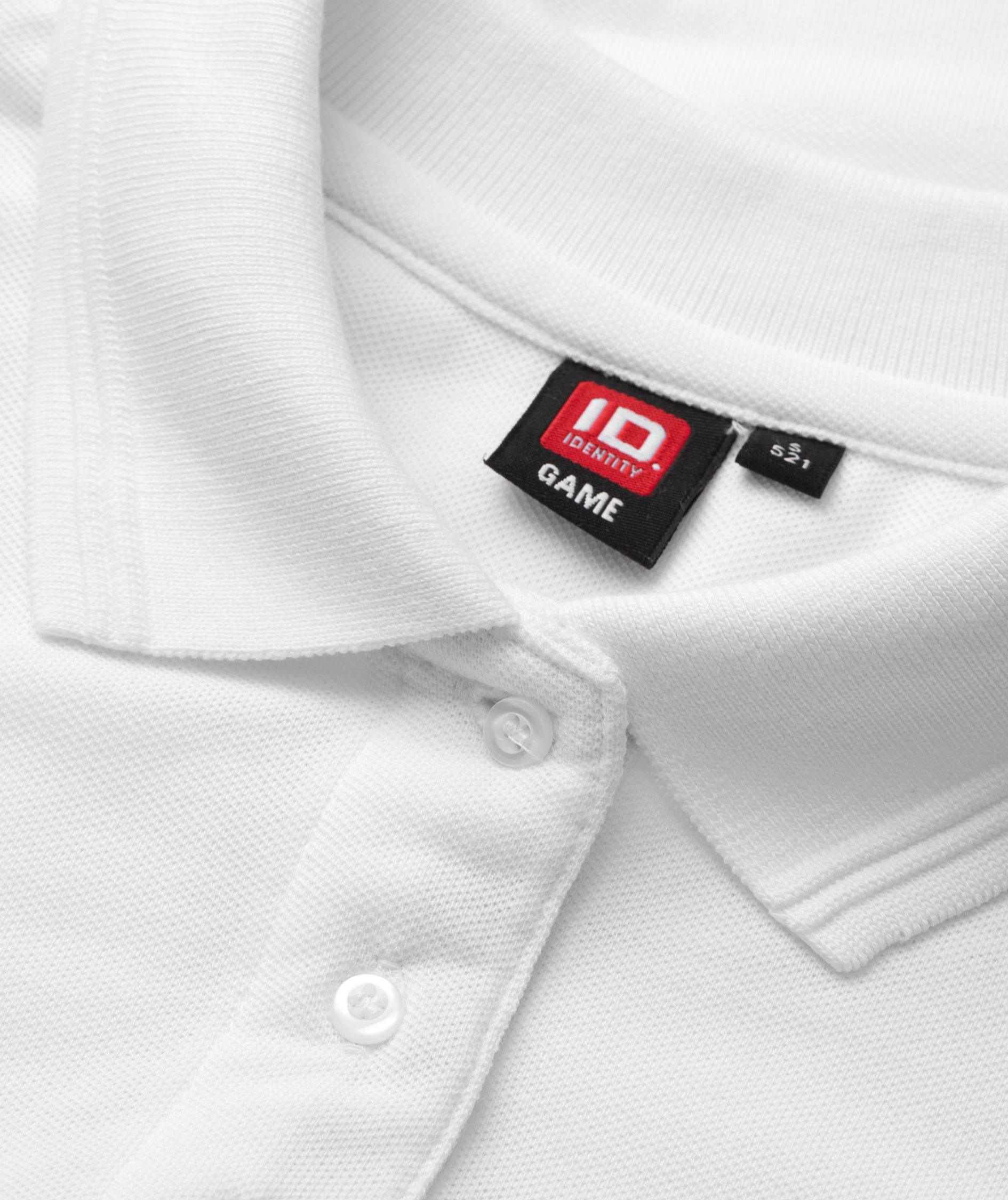ID Klassisk women's Polo shirt, White, large image number 3