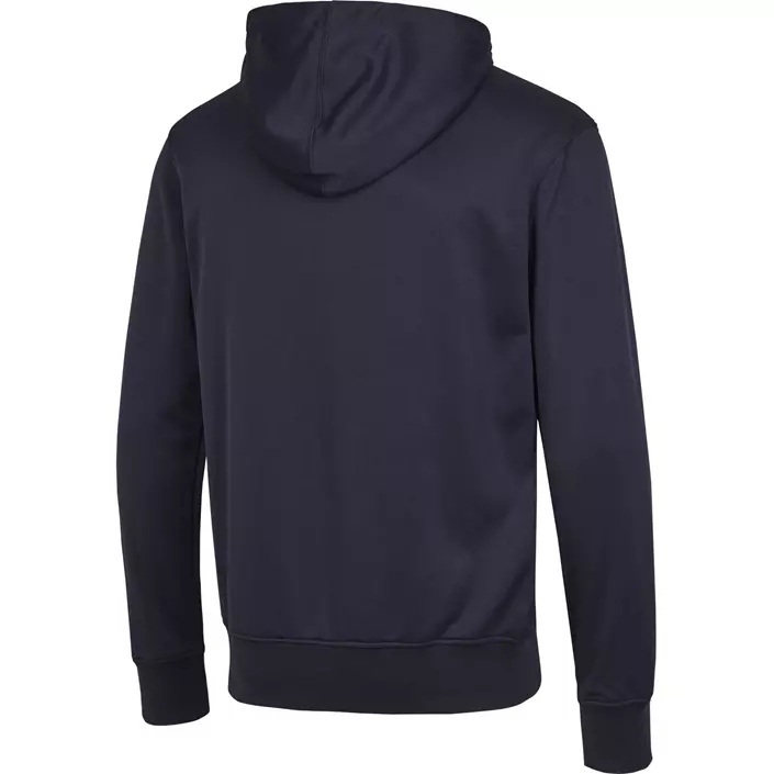 IK hoodie med blixtlås, Navy, large image number 1