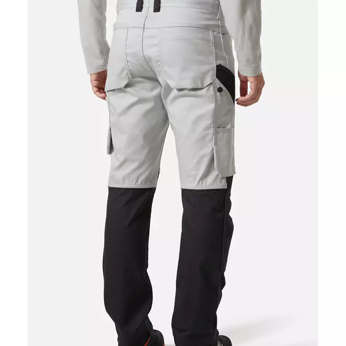 Helly Hansen Manchester arbeidsbukse, Grey fog/Ebony, large image number 3
