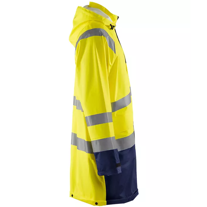 Blåkläder regnrock, Varsel gul/marinblå, large image number 3