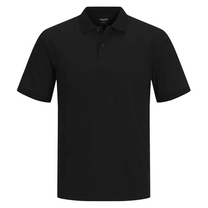 Jack & Jones JJEPERFECT Polo T-shirt, Black, large image number 0