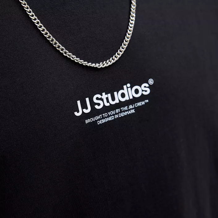 Jack & Jones Plus JJESOHO T-shirt, Black, large image number 1