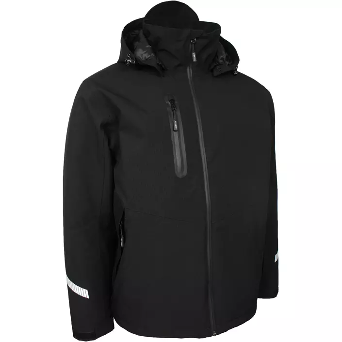 Lyngsøe vinterjacka full stretch, Svart, large image number 0