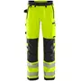 Fristads Green work trousers 2645 GSTP full stretch, Hi-vis Yellow/Black