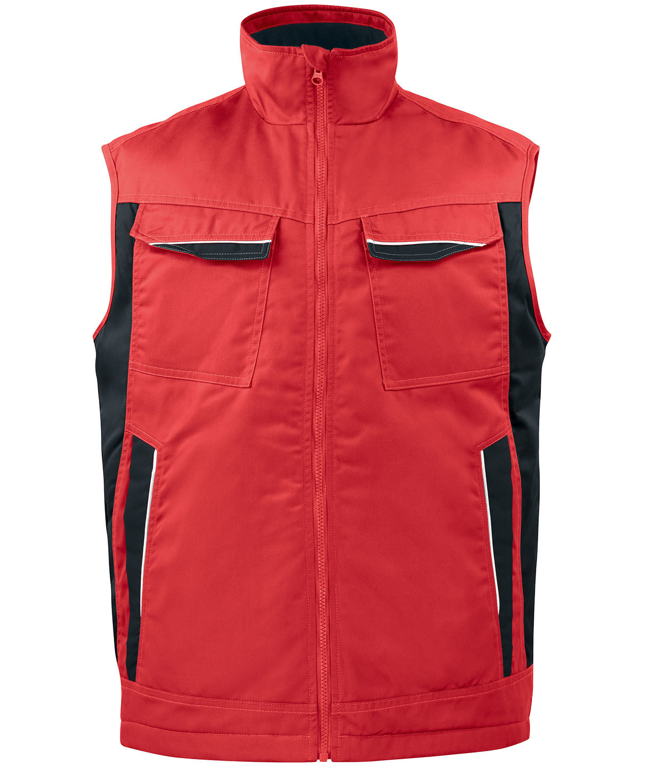 ProJob lined vest, Red, large image number 0
