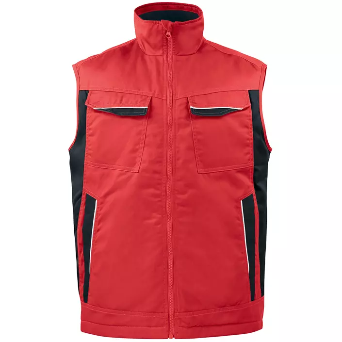ProJob lined vest, Red, large image number 0