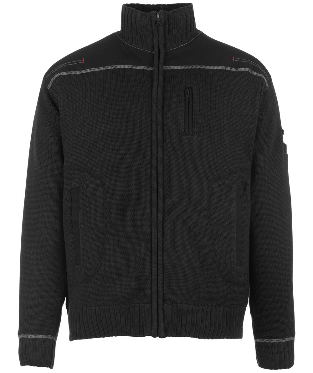 Mascot Frontline Arta knitted cardigan, Black, large image number 0