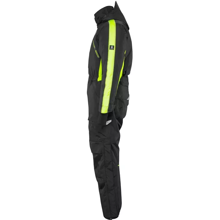 Mascot Hardwear Thermo-Overall, Schwarz/Hi-Vis Gelb, large image number 2