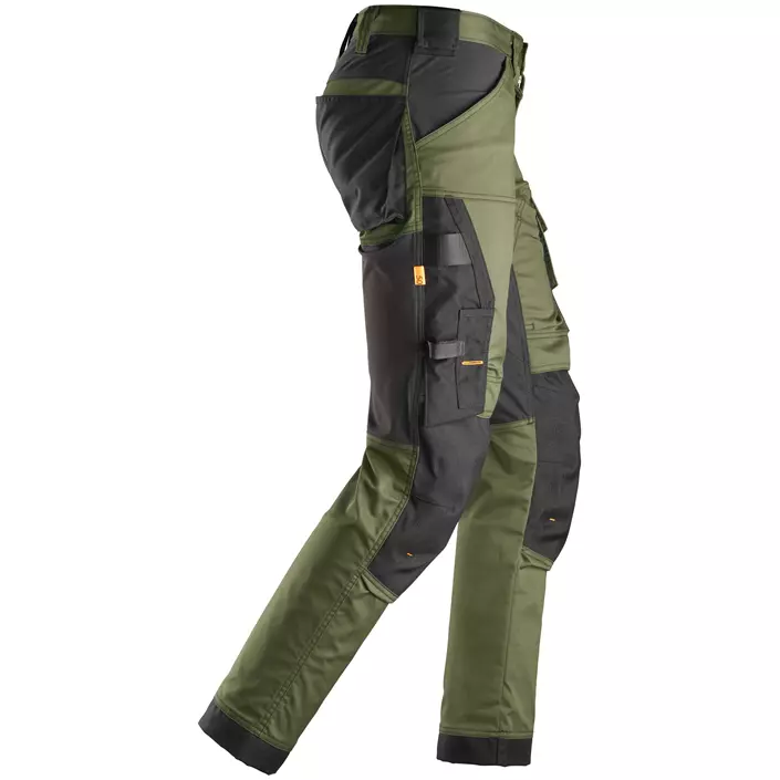 Snickers AllroundWork work trousers 6341, khaki green/black, large image number 2
