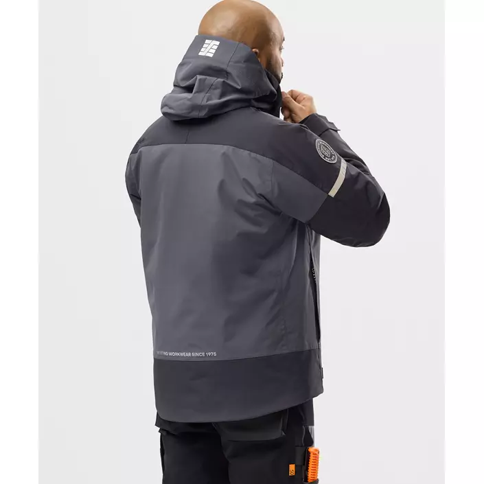 Snickers AllroundWork vinterjakke 1112, Steel Grey/Dark Steel Grey, large image number 3